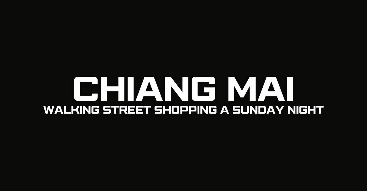 A Winter Walk Through Chiang Mai Finding Magic on a Sunday Night