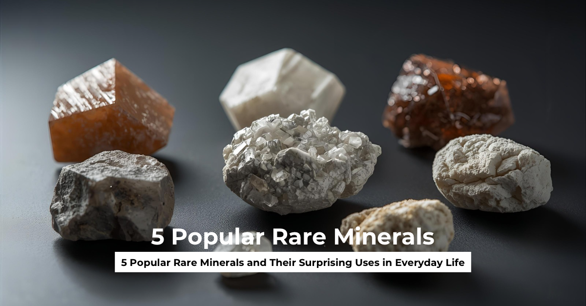 5 Popular Rare Minerals and Their Surprising Uses in Everyday Life
