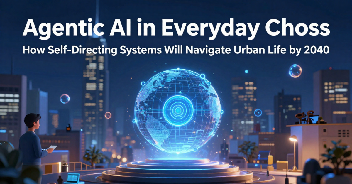 Agentic AI in Everyday Chaos How Self-Directing Systems Will Navigate Urban Life by 2040