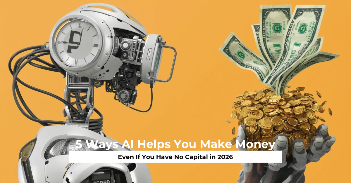 5 Ways AI Helps You Make Money Even If You Have No Capital in 2026