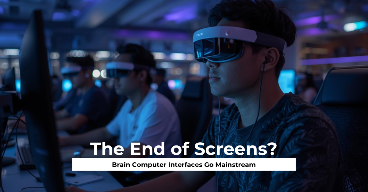 Brain Computer Interfaces Go Mainstream The End of Screens?